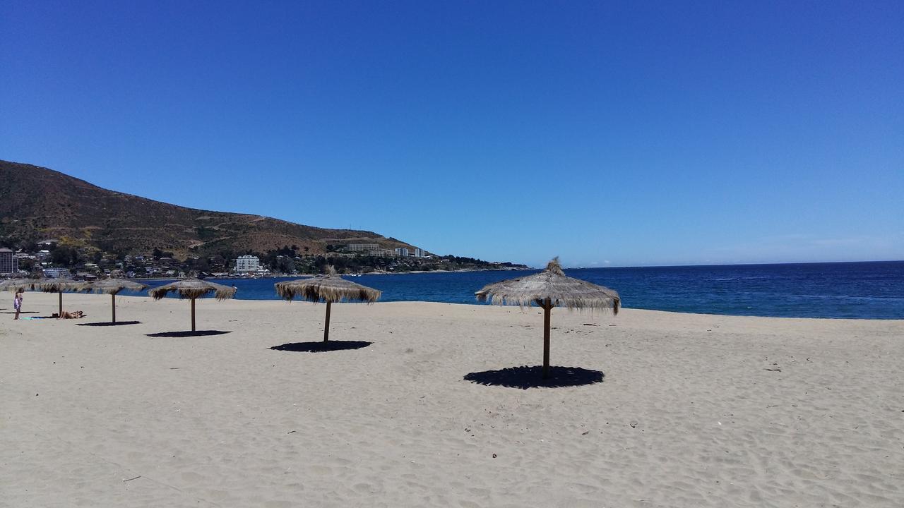 Papudo Laguna Vista Al Mar Y Piscina Zewnętrze zdjęcie